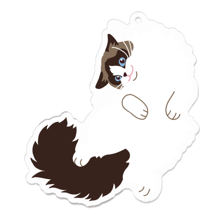 アクリルキーホルダー - 70 x 70 (mm)