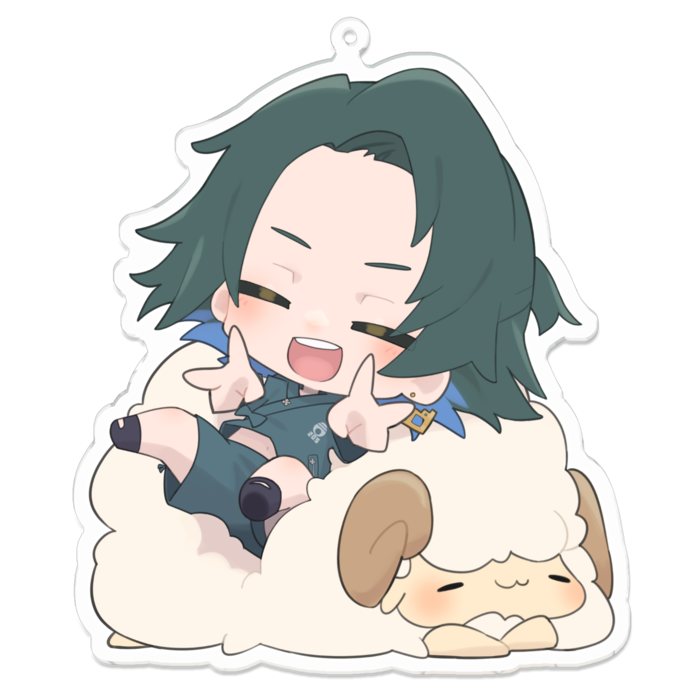 アクリルキーホルダー - 100 x 100 (mm)