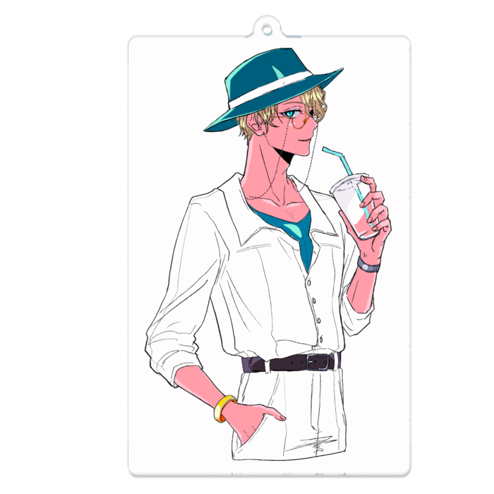 アクリルキーホルダー - 100 x 100 (mm)