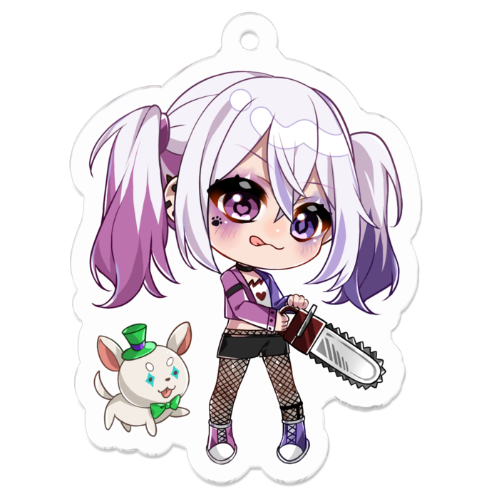 アクリルキーホルダー - 50 x 50 (mm)