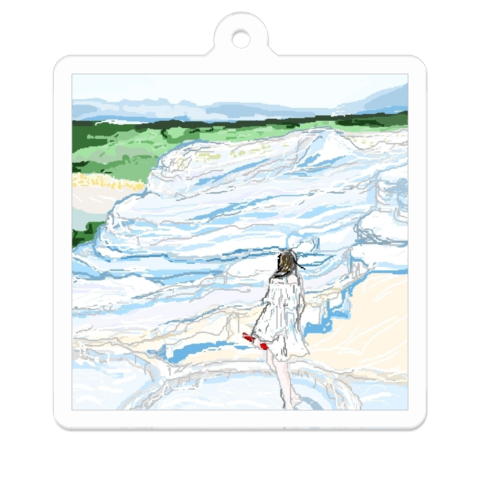 アクリルキーホルダー - 50 x 50 (mm)