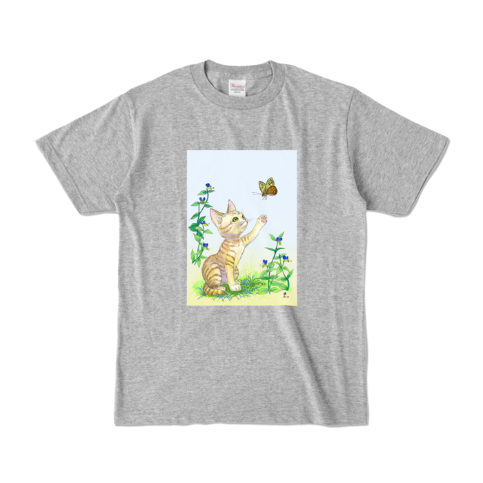 カラーTシャツ - S - 杢グレー (濃色)