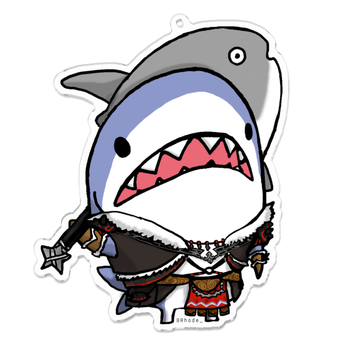 アクリルキーホルダー - 100 x 100 (mm)