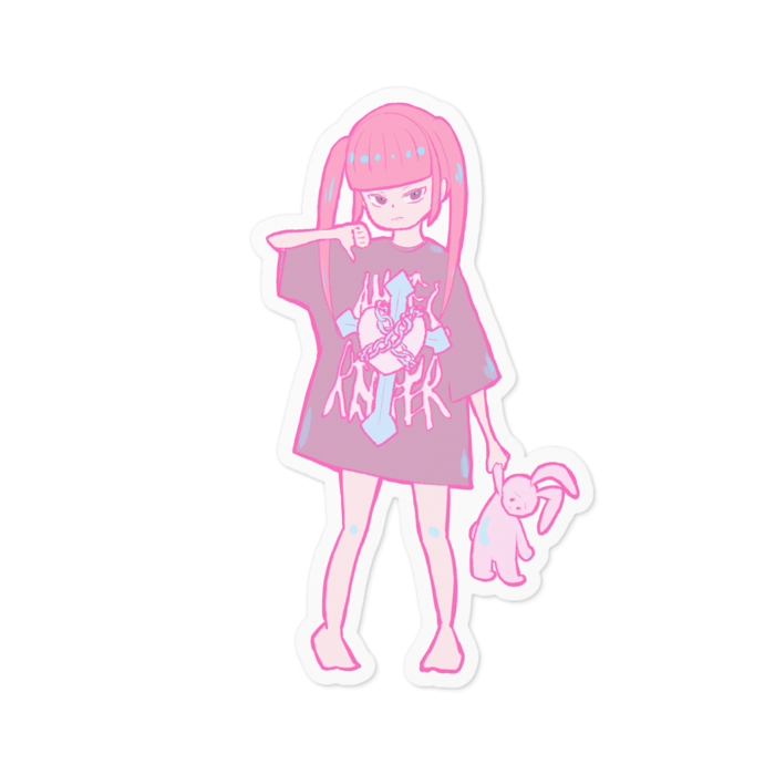 ステッカー - 100 x 100 (mm)