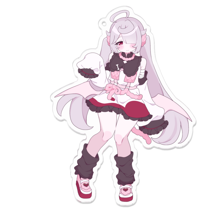 アクリルキーホルダー（コーティング） - 100 x 100 (mm)