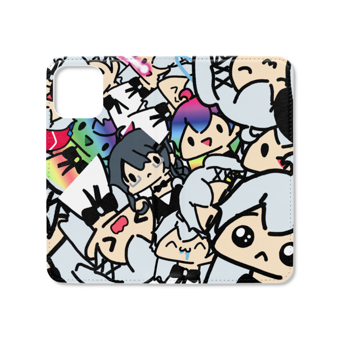 手帳型iPhoneケース（ベルトなし） - iPhone12 ProMax - ストラップ穴 なし