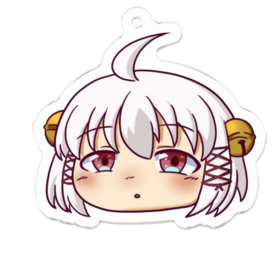 ゆっくり育てていってね アクリルキーホルダー改 ゆっくり巫女 朝霧 Booth