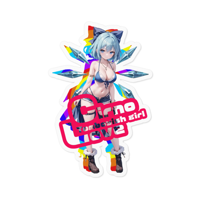 ステッカー - 100 x 100 (mm)