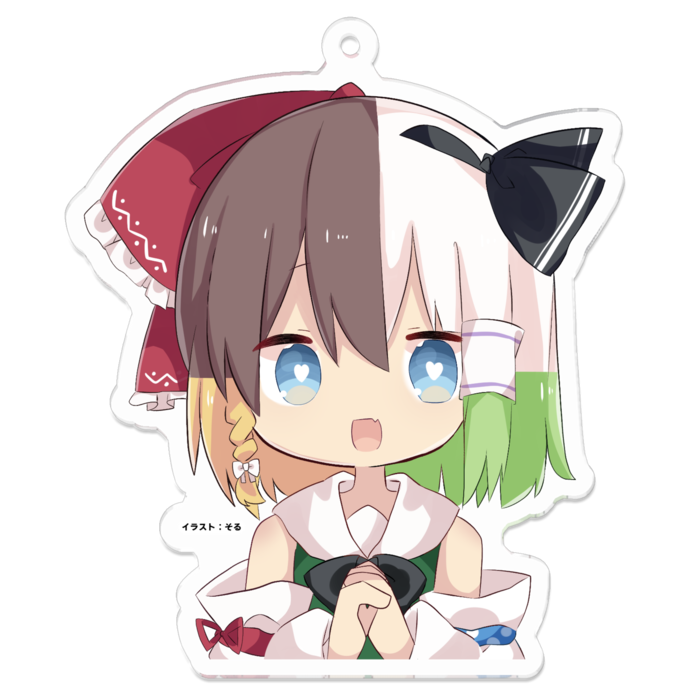 アクリルキーホルダー - 70 x 70 (mm)