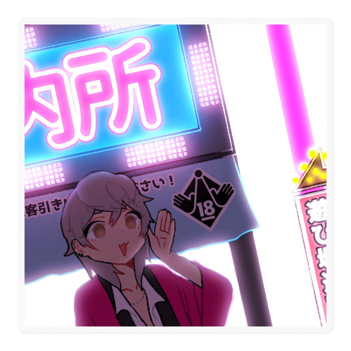 ステッカー - 100 x 100 (mm)