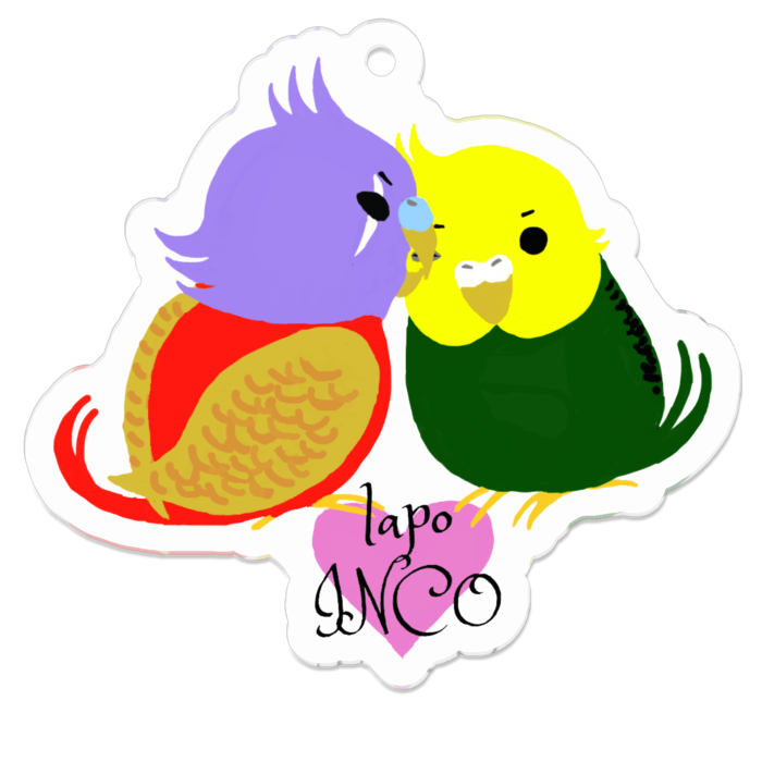 アクリルキーホルダー - 50 x 50 (mm)