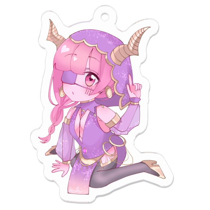 アクリルキーホルダー - 50 x 50 (mm)