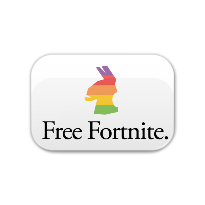 Freefortniteフォートナイト缶バッジ Deckers Booth