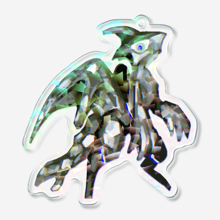 ホログラムアクリルキーホルダー - 70 × 70mm