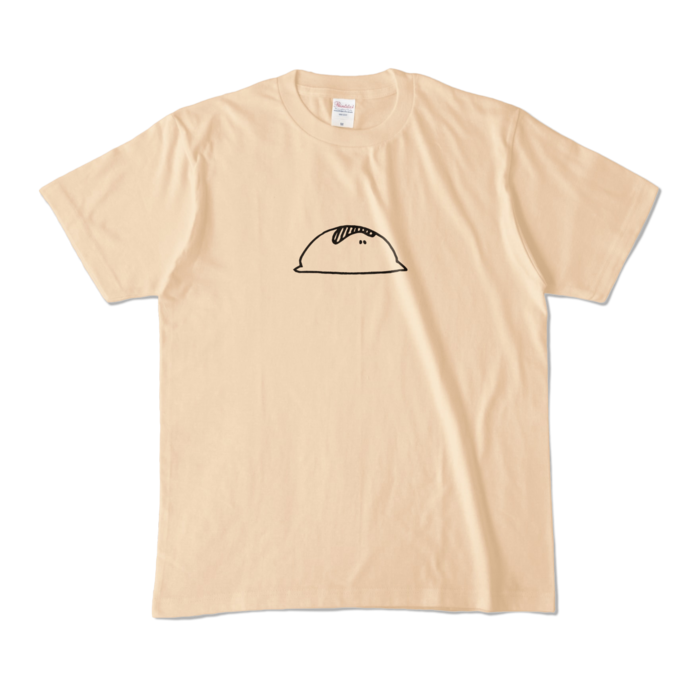 ゆるオムライスTシャツ - M - ナチュラル (淡色)