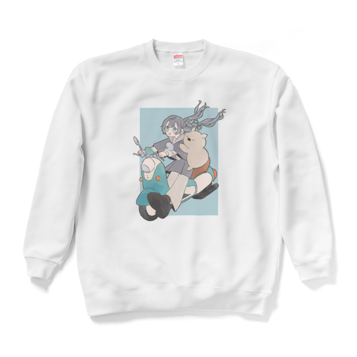 〈水色〉スウェット - XL - ホワイト