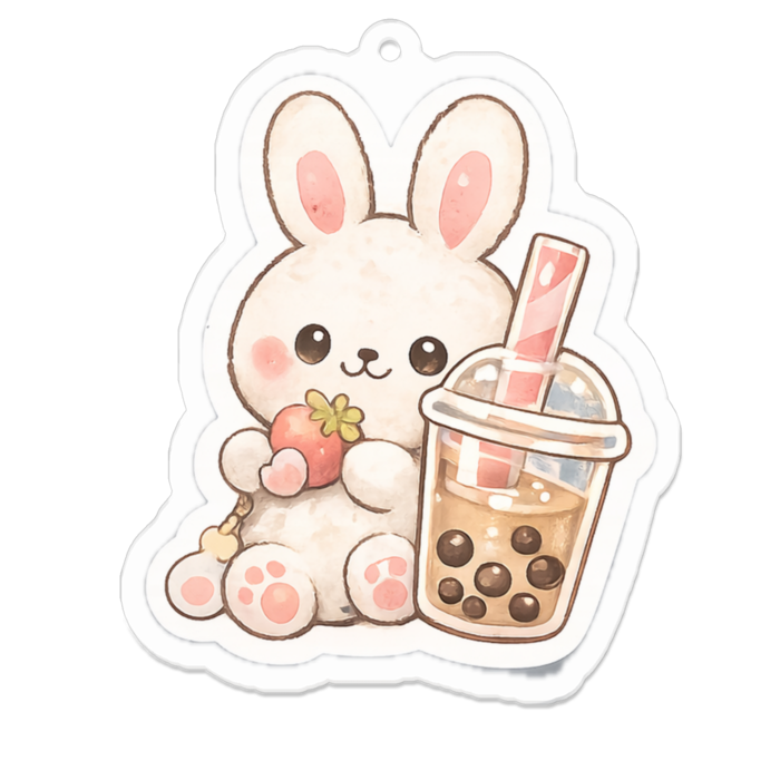 アクリルキーホルダー - 70 x 70 (mm)