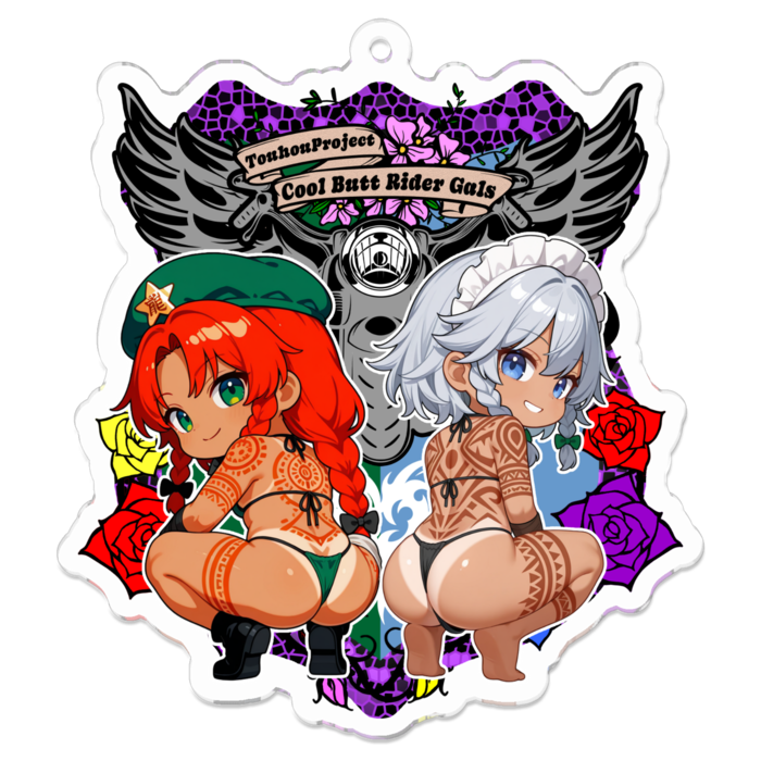 アクリルキーホルダー - 70 x 70 (mm)