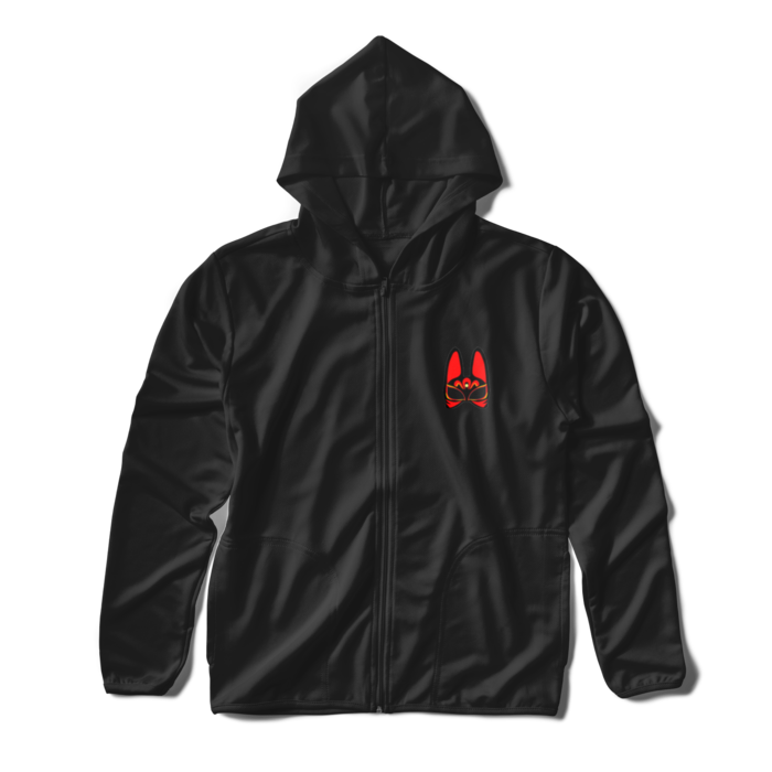 ジップパーカー - S - ブラック