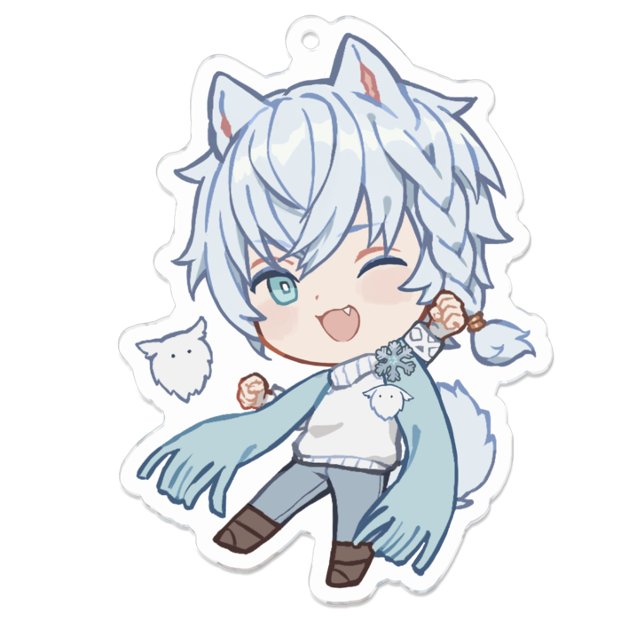 アクリルキーホルダー - 70 x 70 (mm)