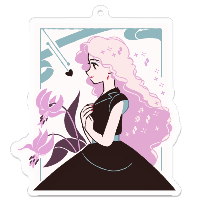 アクリルキーホルダー - 70 x 70 (mm)