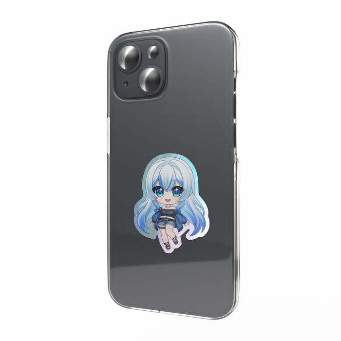 オーロラスマホステッカー - 縦