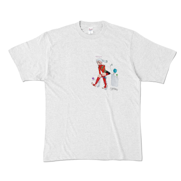 カラーTシャツ - XL - アッシュ (淡色)
