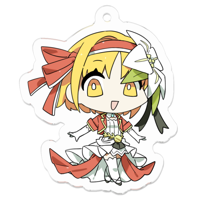 アクリルキーホルダー(コーティング) - 50 x 50 (mm)