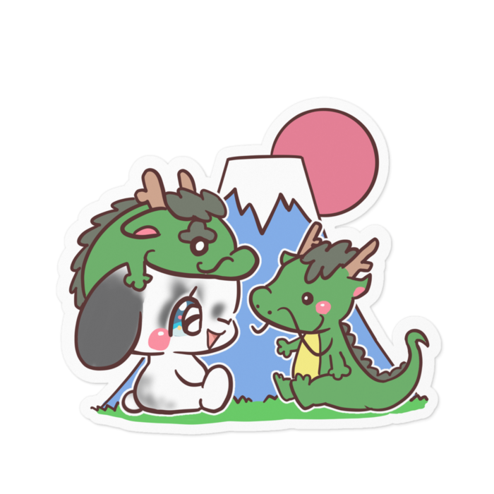 ステッカー - 100 x 100 (mm)