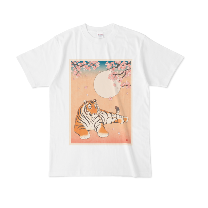 桜　Tシャツ - L - 正面