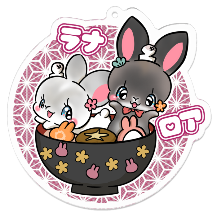 アクリルキーホルダー - 70 x 70 (mm)