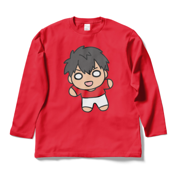 ロングスリーブTシャツ - L - レッド