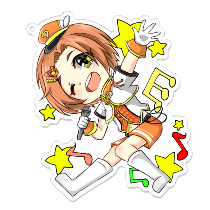 アクリルキーホルダー - 100 x 100 (mm)