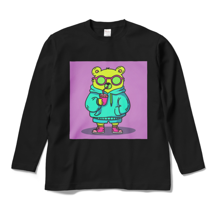 ロングスリーブTシャツ - M - ブラック