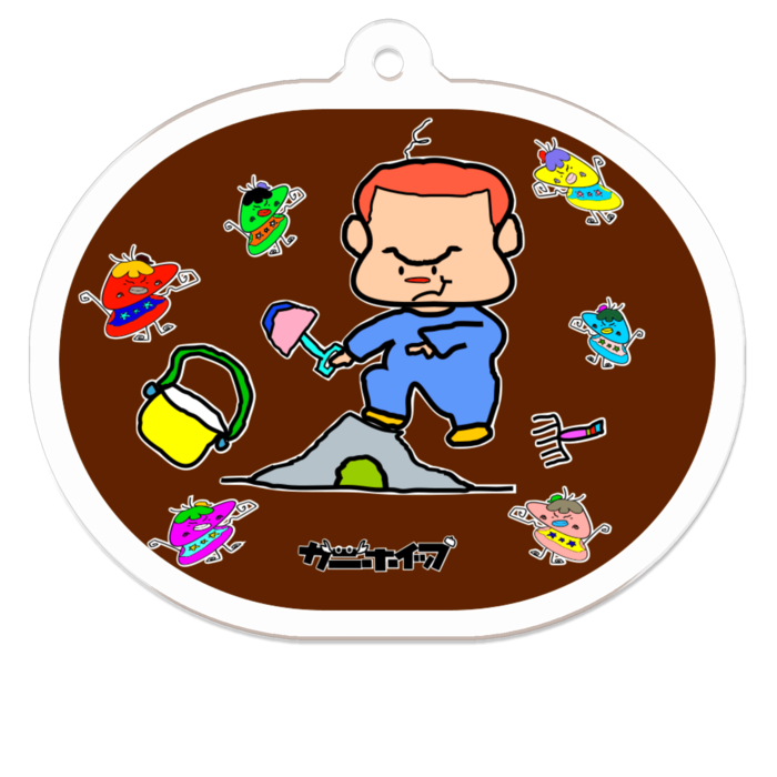 アクリルキーホルダー - 50 x 50 (mm)