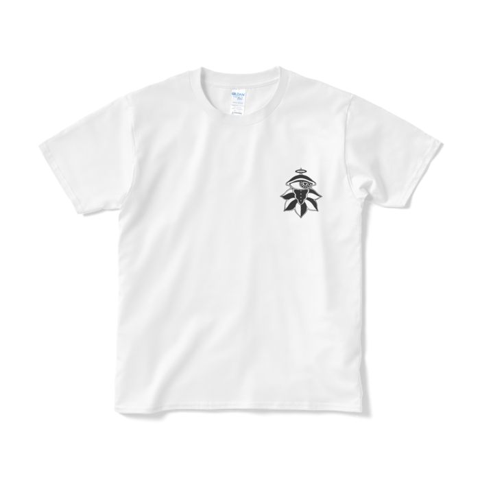 スタンダートTシャツ(ロゴ色イエロー) - S - ホワイト