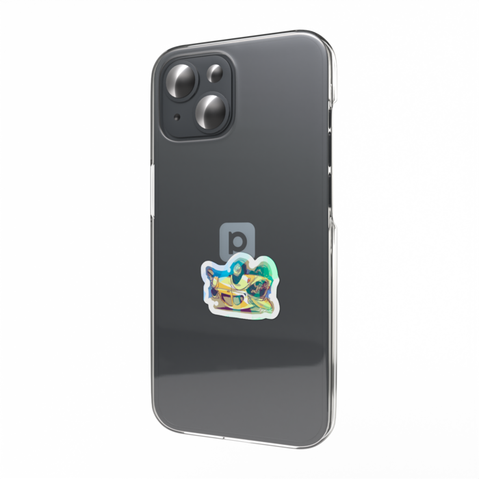 ホログラムスマホステッカー - 縦