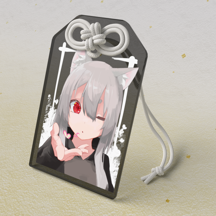 アクリルお守り - 50 × 80mm