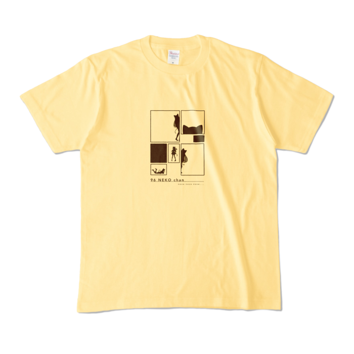 カラーTシャツ - M - ライトイエロー (淡色)