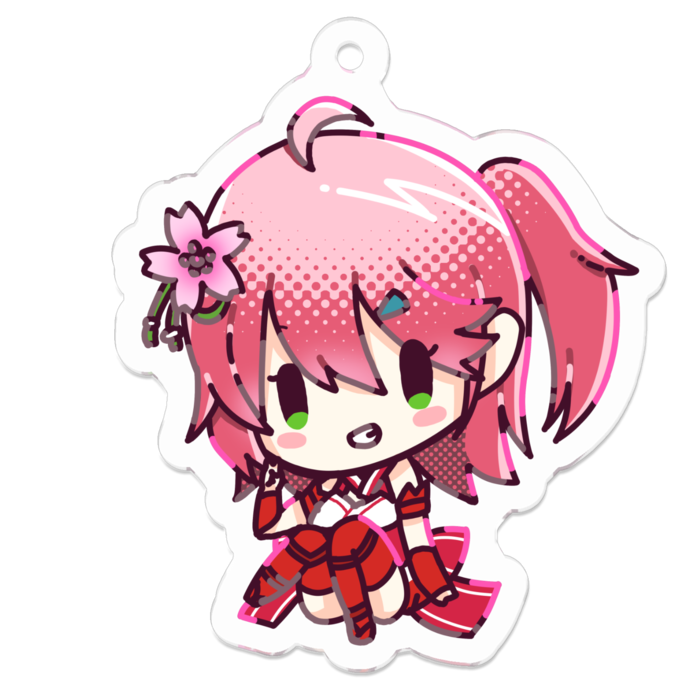 アクリルキーホルダー - 50 x 50 (mm)