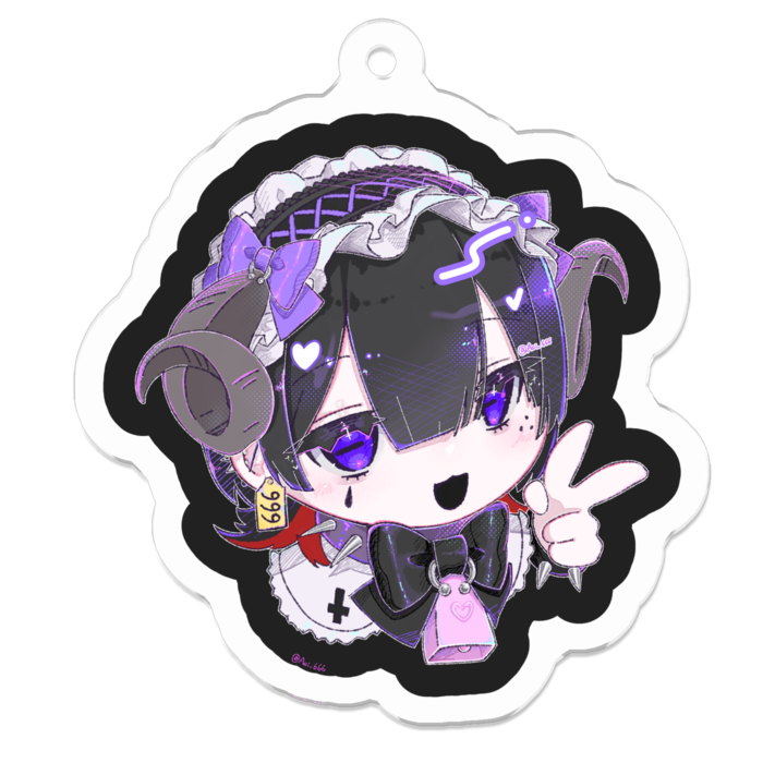 アクリルキーホルダー - 50 x 50 (mm)