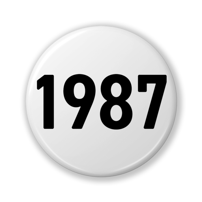 【1987】缶バッジ- 32mm