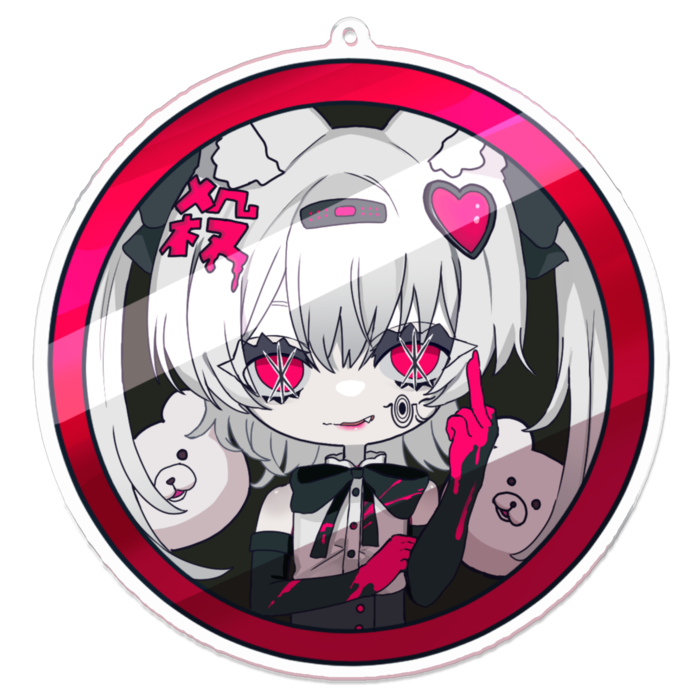 アクリルキーホルダー - 100 x 100 (mm)