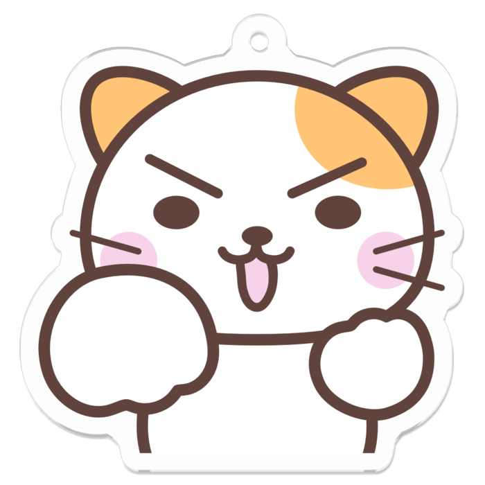 アクリルキーホルダー - 50 x 50 (mm)