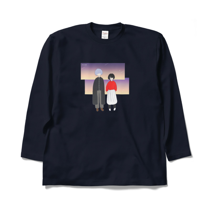 ロングスリーブTシャツ - XL - ネイビー