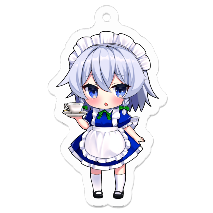 東方Projectビッグアクリルキーホルダー 十六夜咲夜 東方LostWord - 十六夜咲夜 Ani-Art BIGアクリルキーホルダー