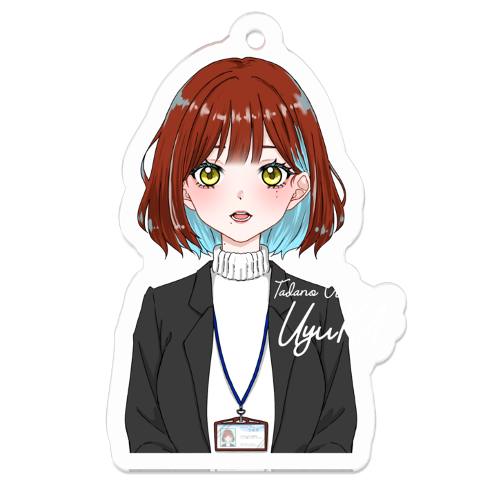 アクリルキーホルダー - 50 x 50 (mm)