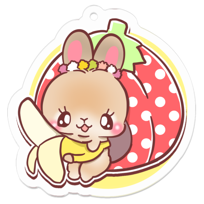 アクリルキーホルダー - 50 x 50 (mm)