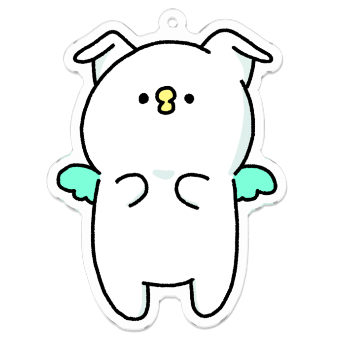 アクリルキーホルダー - 70 x 70 (mm)