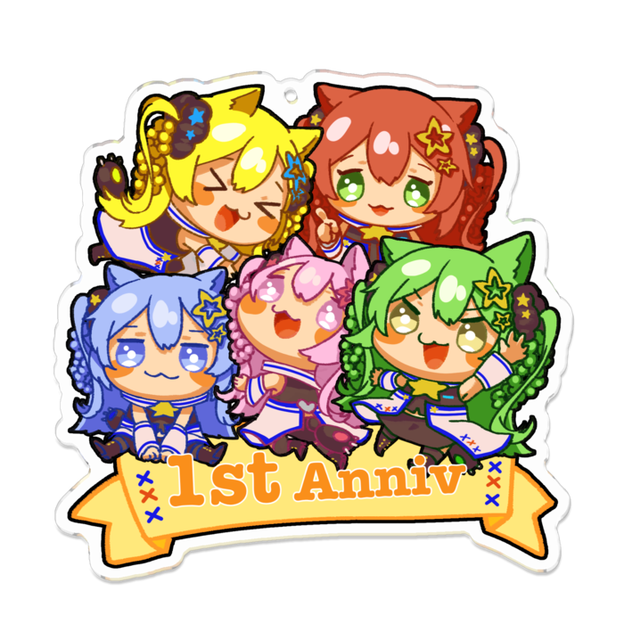 アクリルキーホルダー - 100 x 100 (mm)